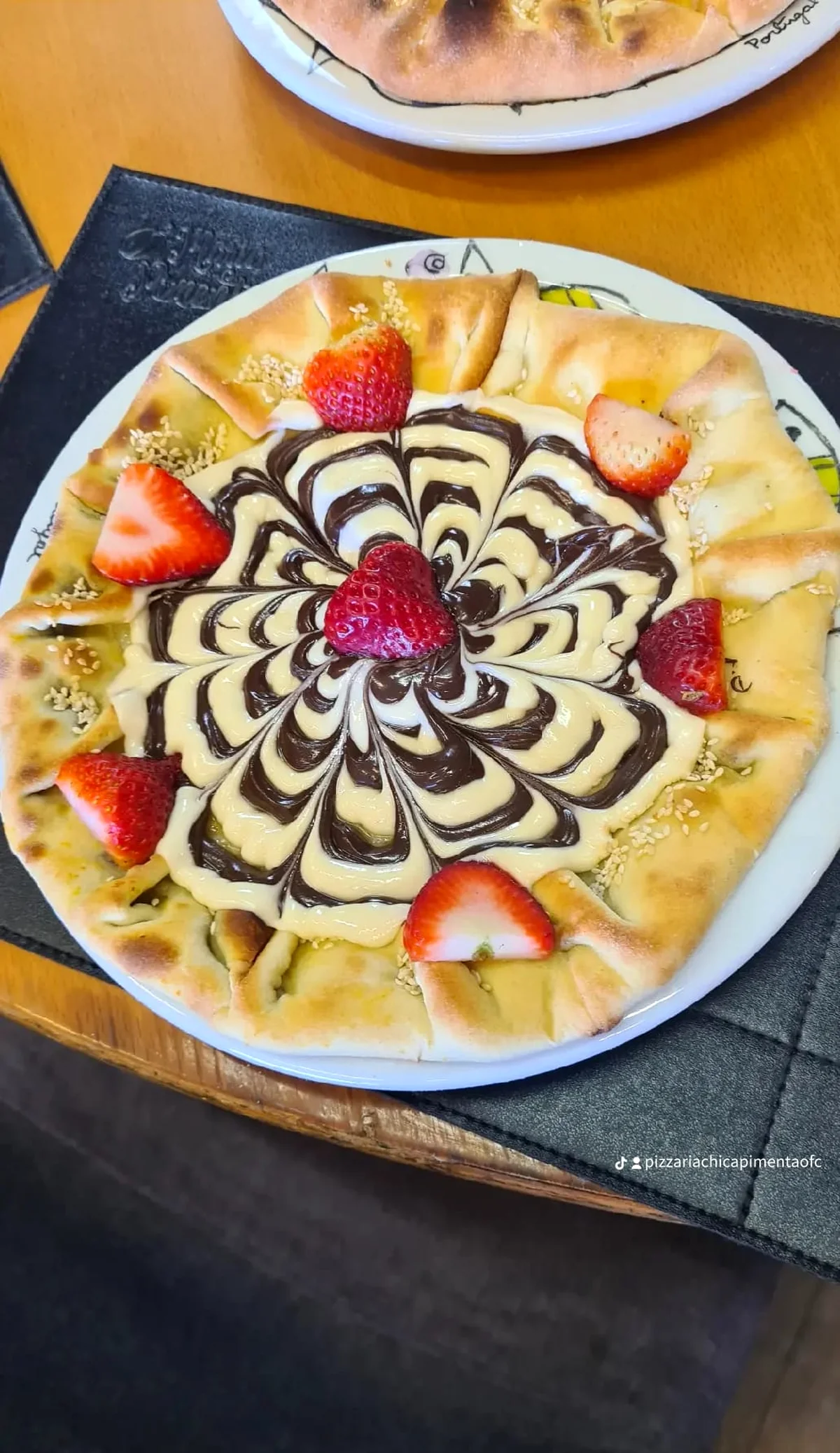 Pizza doce da Chica Pimenta